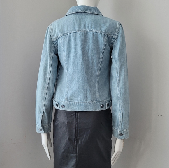 THEORY Declyn Denim Jean Jacket P XS - Picture 4 of 7